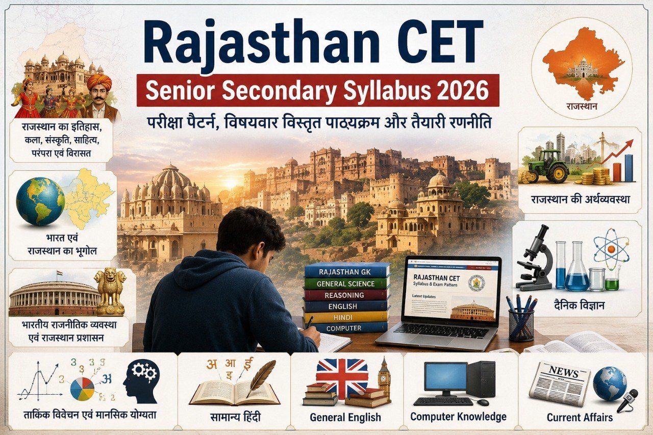 Rajasthan CET Senior Secondary Syllabus 2026